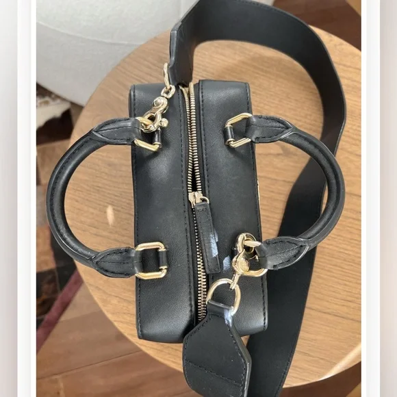 Chanel Black Top Handle Vanity Crossbody Bag with Chanel Strap - Picture 6 of 16